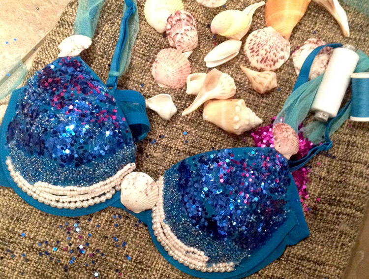 DIY Mermaid Rave Bra  Paige Joanna 