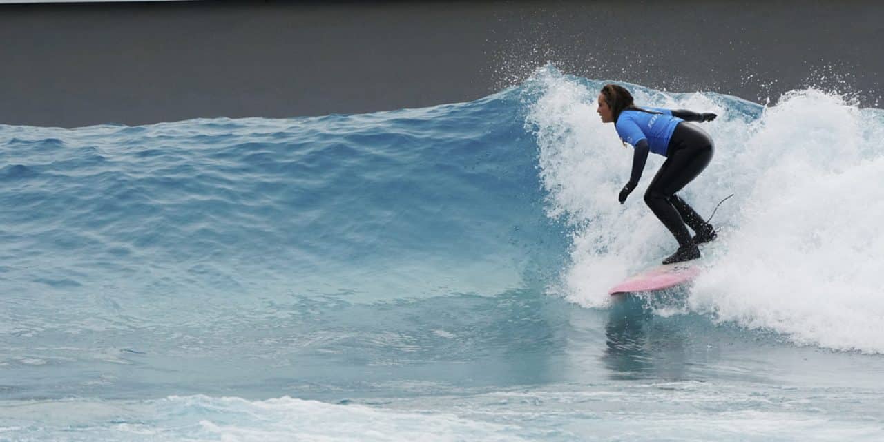 SurfGirl at The Wave, Bristol