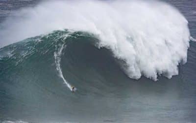 Justine Wins Nazaré Tow Surfing Challenge