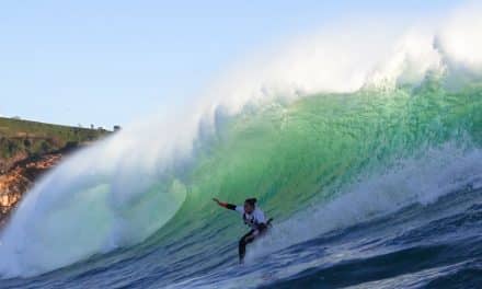 Michelle des Bouillons at Nazaré