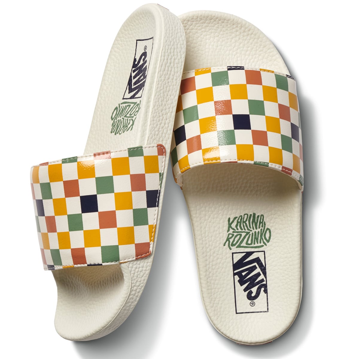 Yellow 2024 vans slides