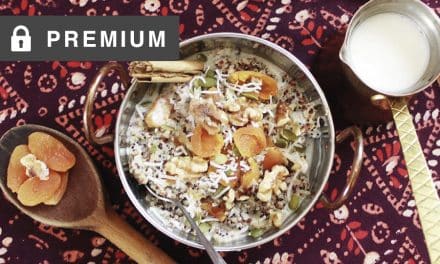 Apricot and Walnut Quinoa Porridge