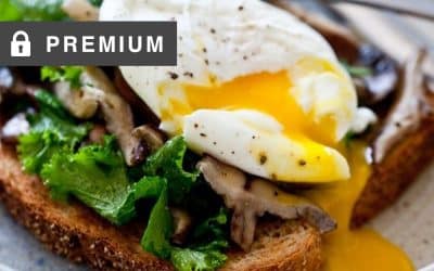 Mushrooms, Egg, & Wilted Kale Toast