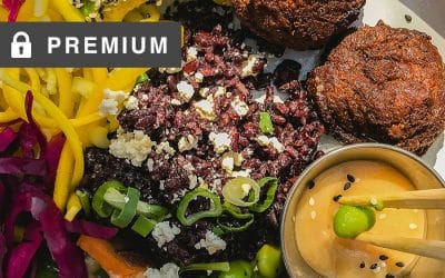 Edamame Falafel Bowl