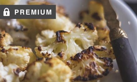 Lemon and Garlic Roasted Cauliflower