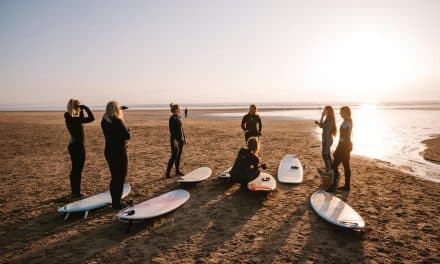 IWD Paddle Out For North Devon Surfers