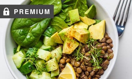 Zesty Green Salad with Lentils