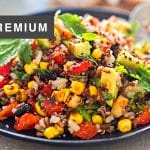 Mexican Rice & Quinoa Bean Salad