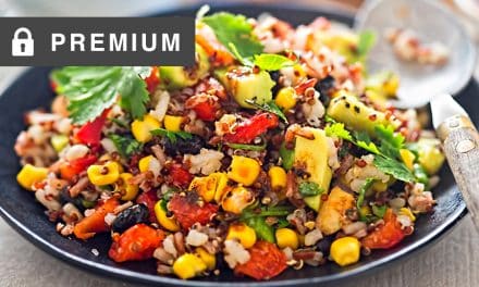 Mexican Rice & Quinoa Bean Salad