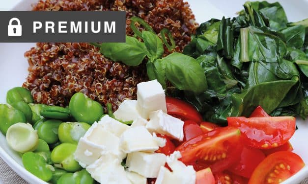 Red Quinoa Lunch Bowl