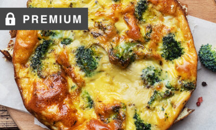 Easy Breezy Broccoli Omelette Bake