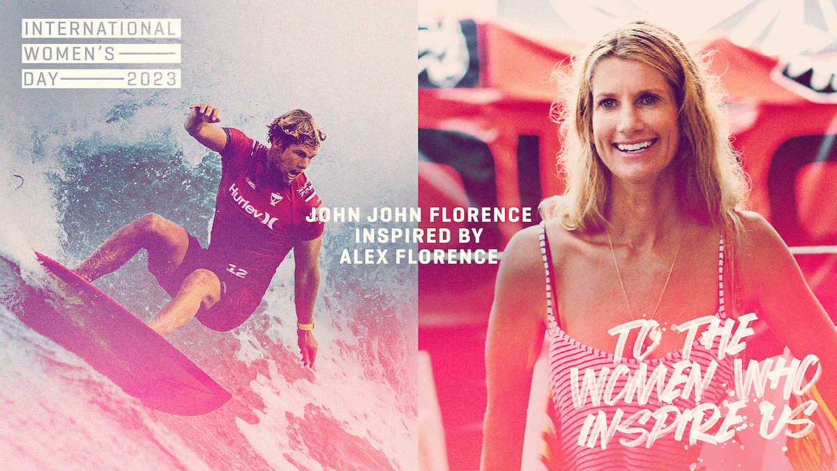 Star Surfers Honor Female Athletes for International Women's Day