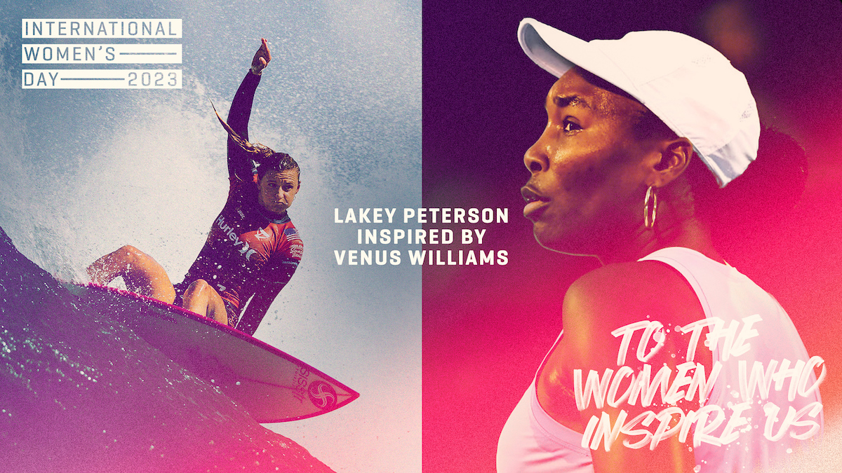 Star Surfers Honor Female Athletes for International Women's Day