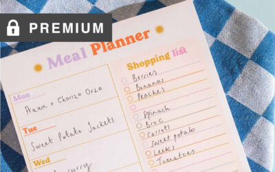 Detox with a Meal Planner