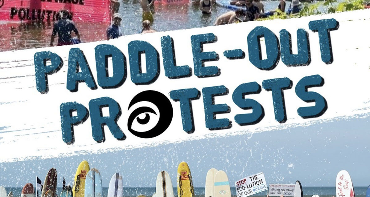 Paddle Out Protest with SAS