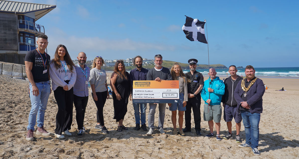 Boardmasters £115,000 Donation