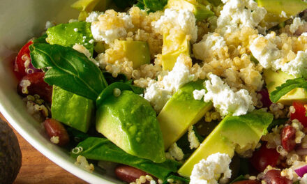 Mediterranean Quinoa Salad with Feta and Avocado