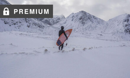 Surfing the Lofoten Islands