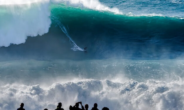 Laura Surfs Her Biggest Wave Ever