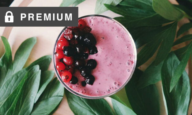 Coconut Yogurt and Berry Surf Smoothie