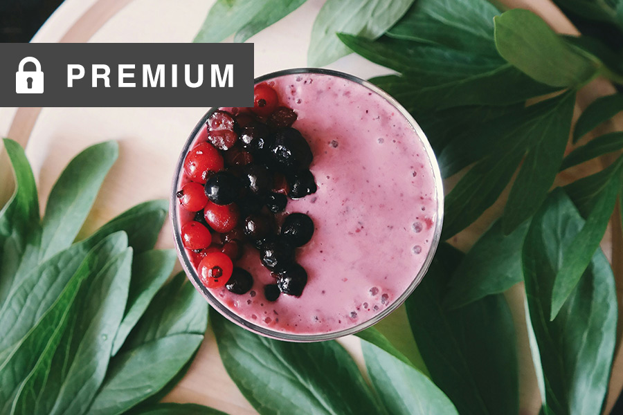 Coconut Yogurt and Berry Surf Smoothie