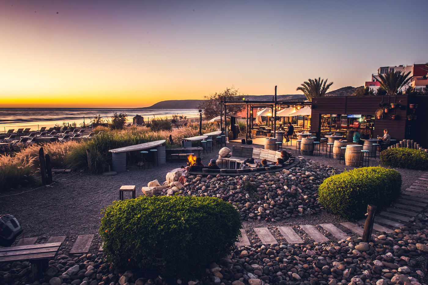 The Sunset at Paradis Plage