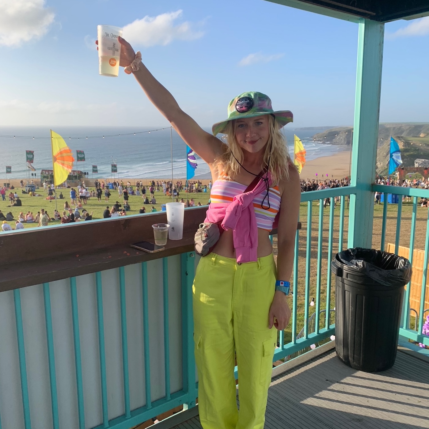 Rosie from SurfGirl at Boardmasters