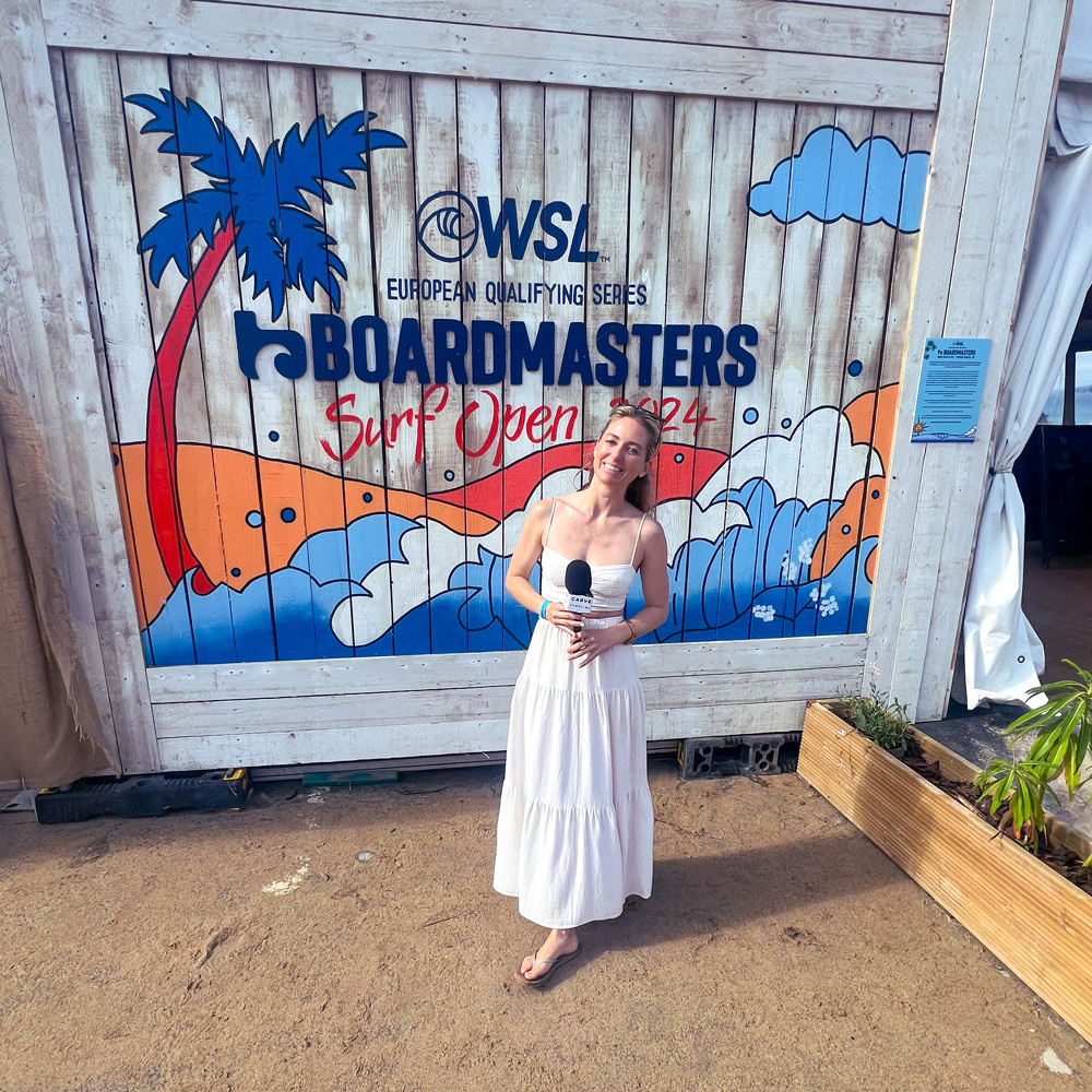 Tee Holly from SurfGirl at Boardmasters