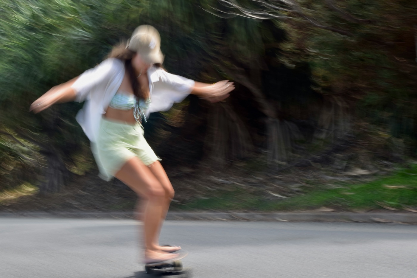 A SurfGirl Skateboarding A SurfGirl Skateboarding