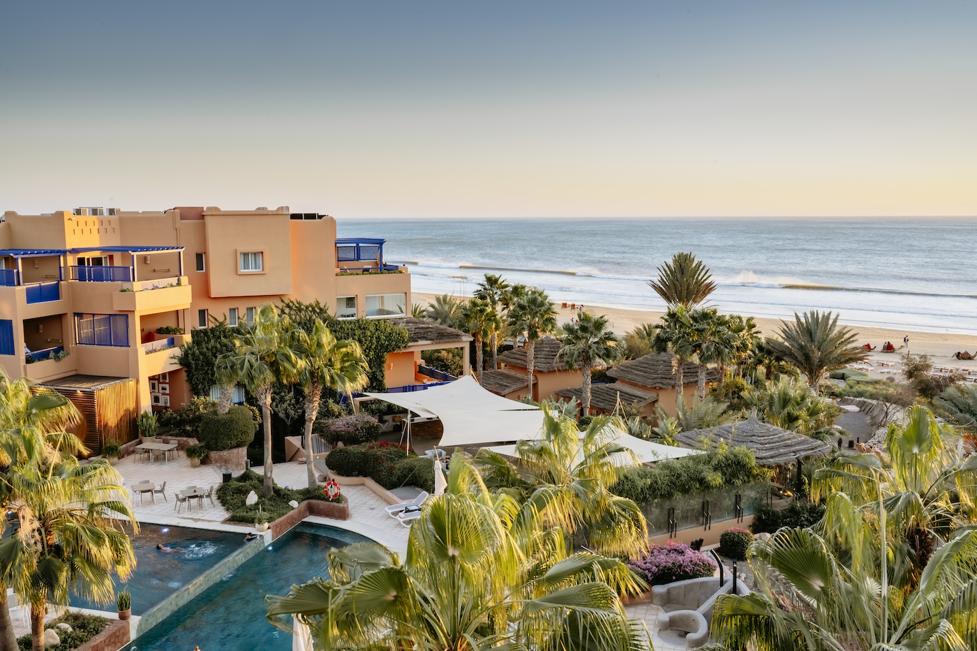 The view at Paradis Plage