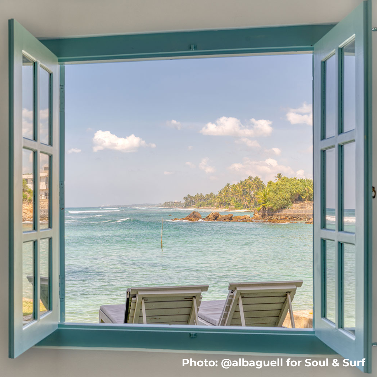 The view at Soul & Surf's Sri Lanka Resort