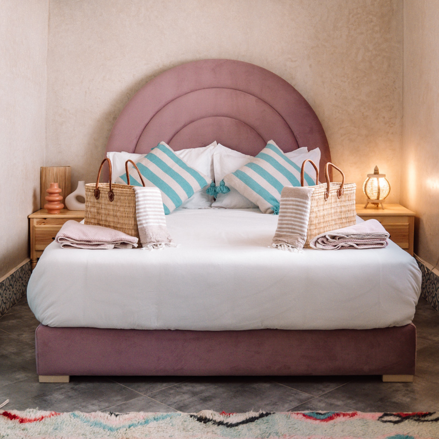 The accommodation at Amayour Surf & Yoga