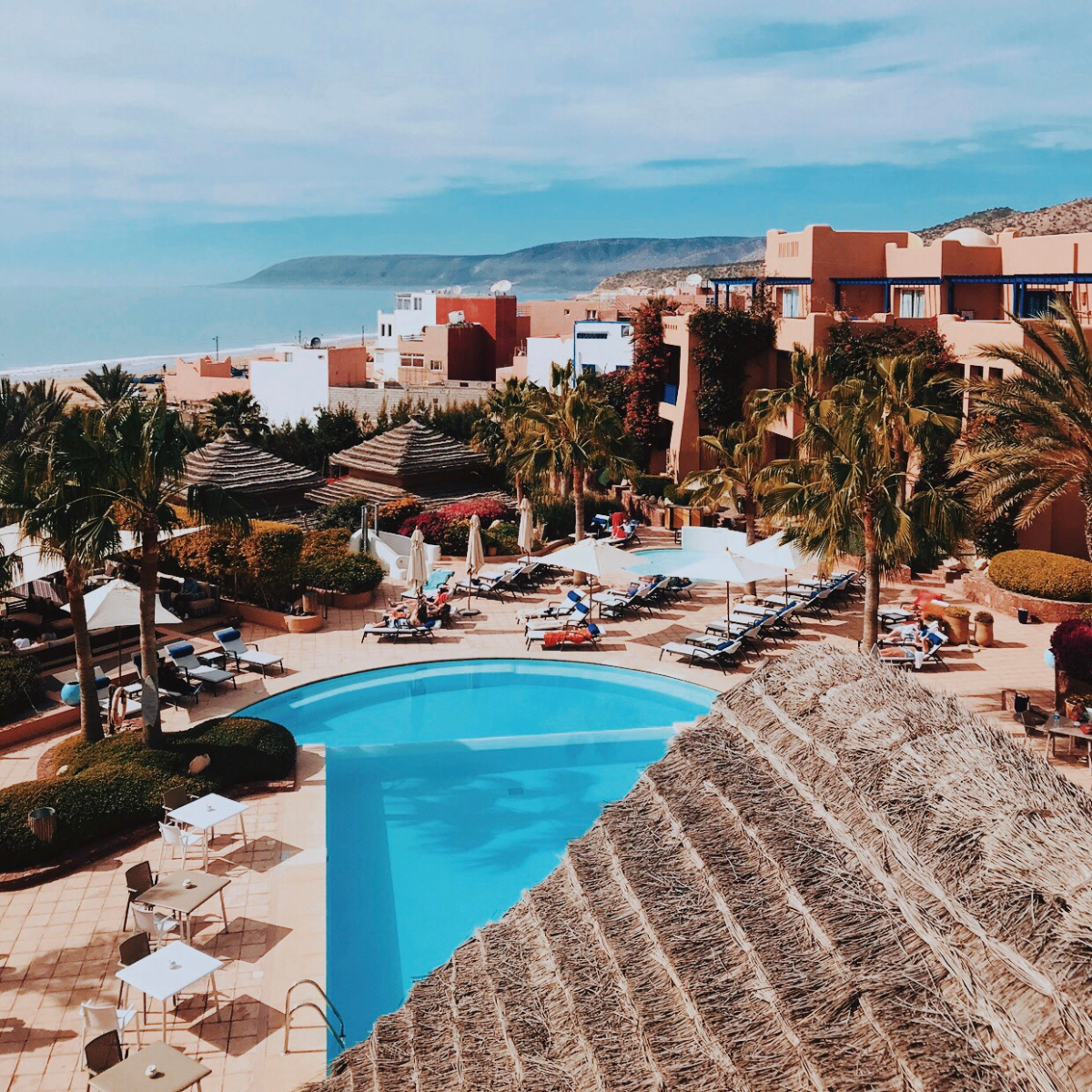 The view at Paradis Plage