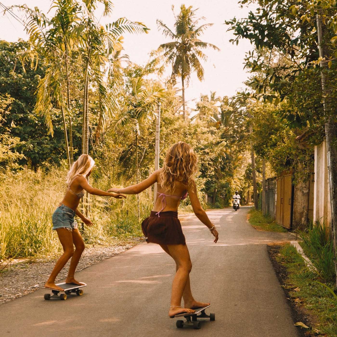 Surf Skating at Surf Spirit's Jungle Villa