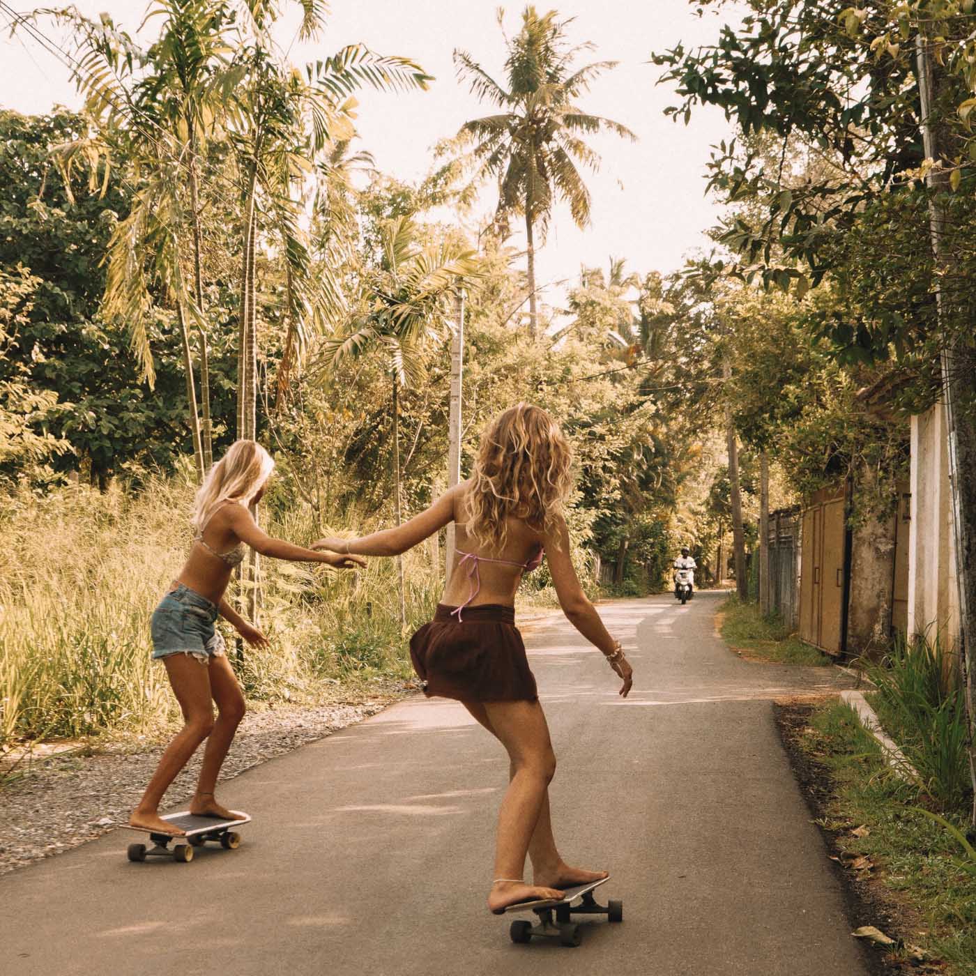 Skating at Surf Spirit Retreats in Sri Lanka