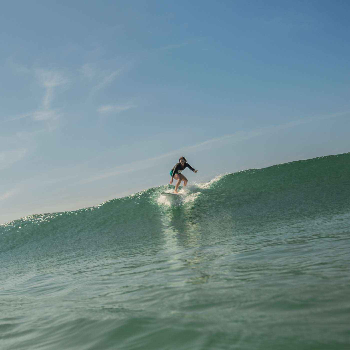 Surfing at The Sevana