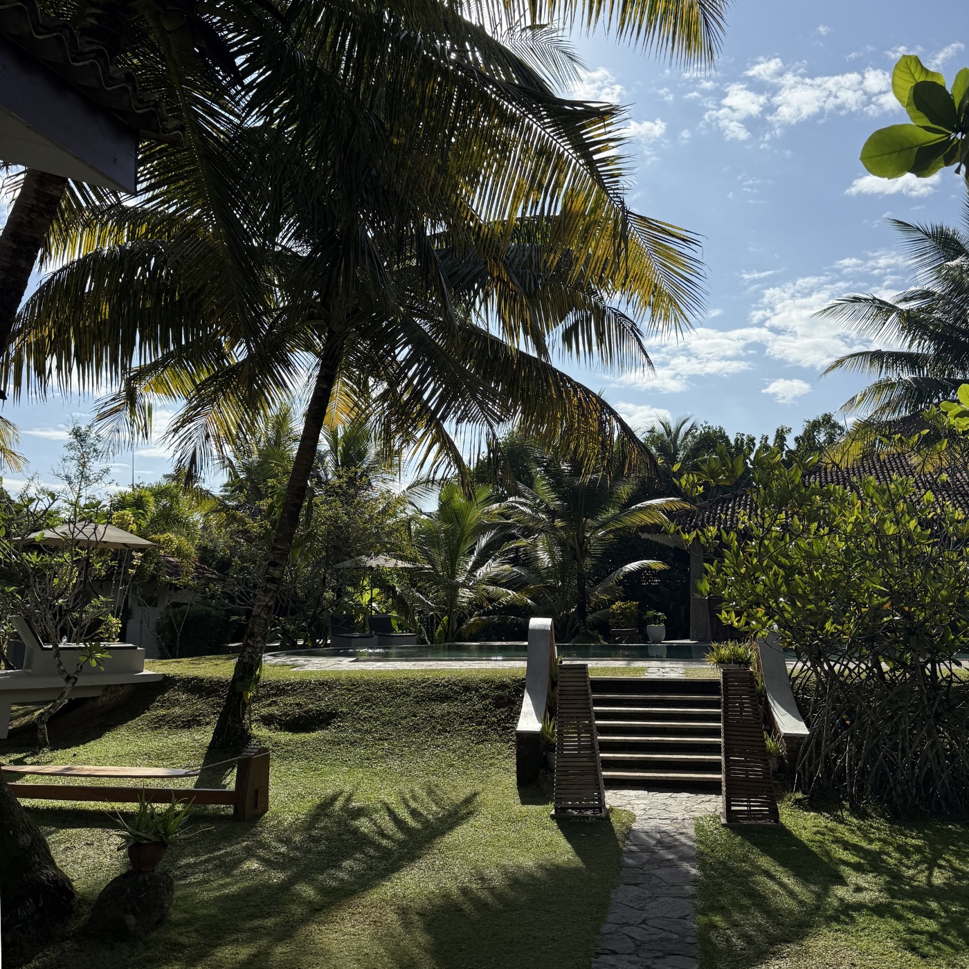 The outside area at Surf Spirit