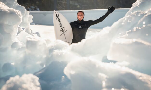 Janina Zeitler – Surfing a Frozen Wavepool