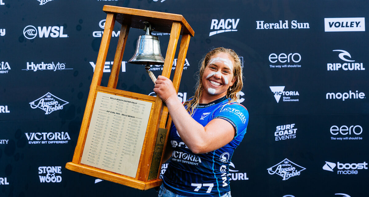 Gabriela Bryan Rings The Rip Curl Pro Bells