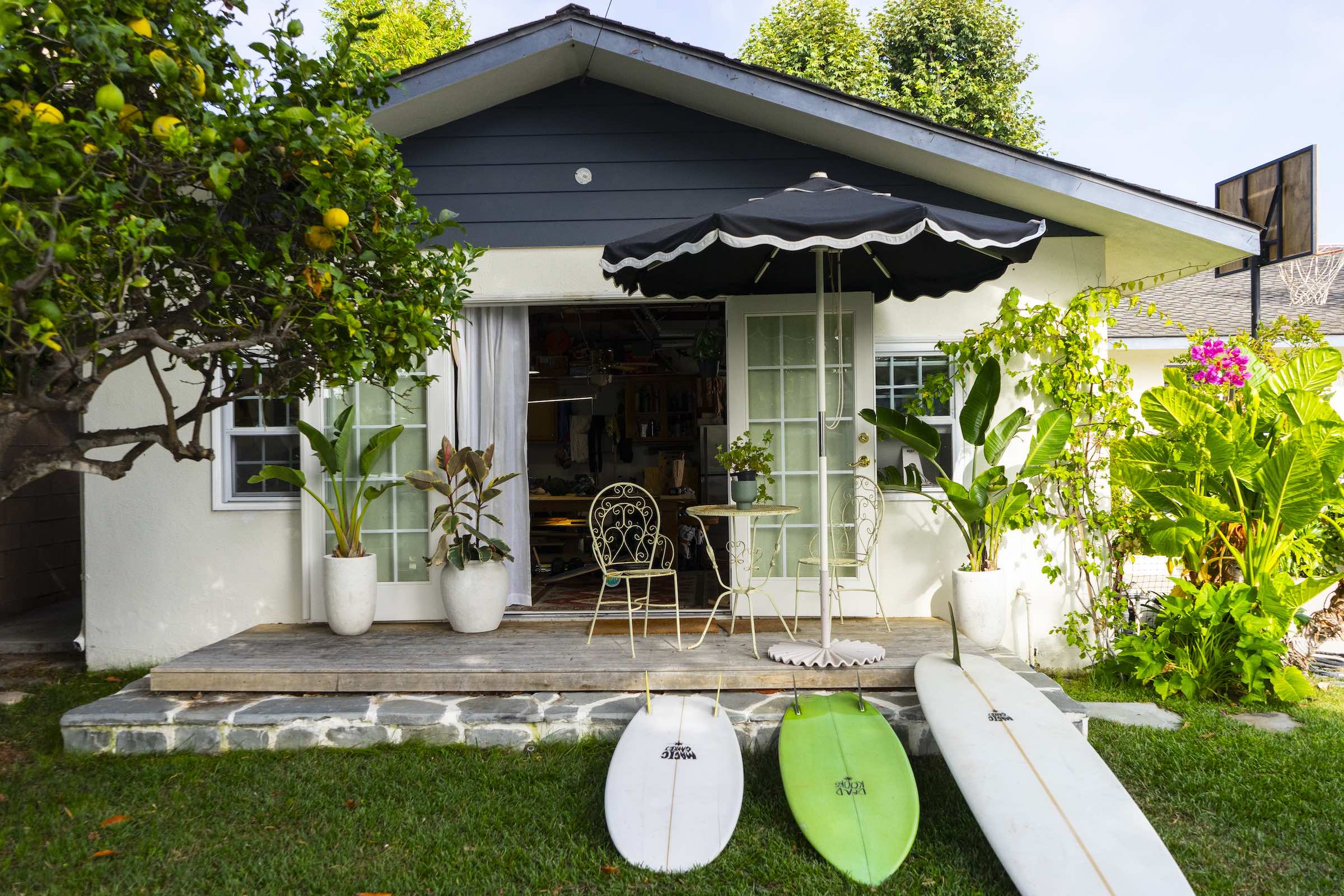 Surf shack exterior